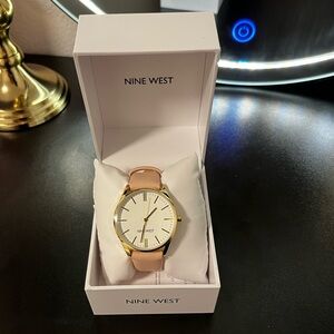 Nine West Gold and light pink Watch